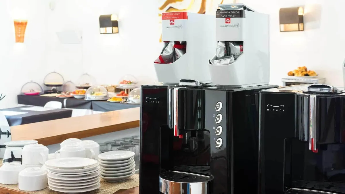 Desayuno, zona de café