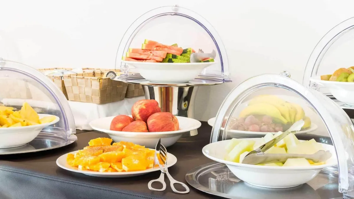Desayuno, fruta fresca