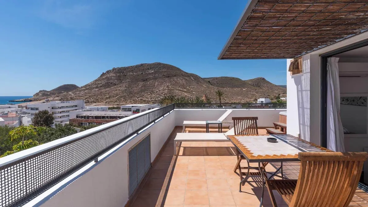 Terraza de la habitación doble superior