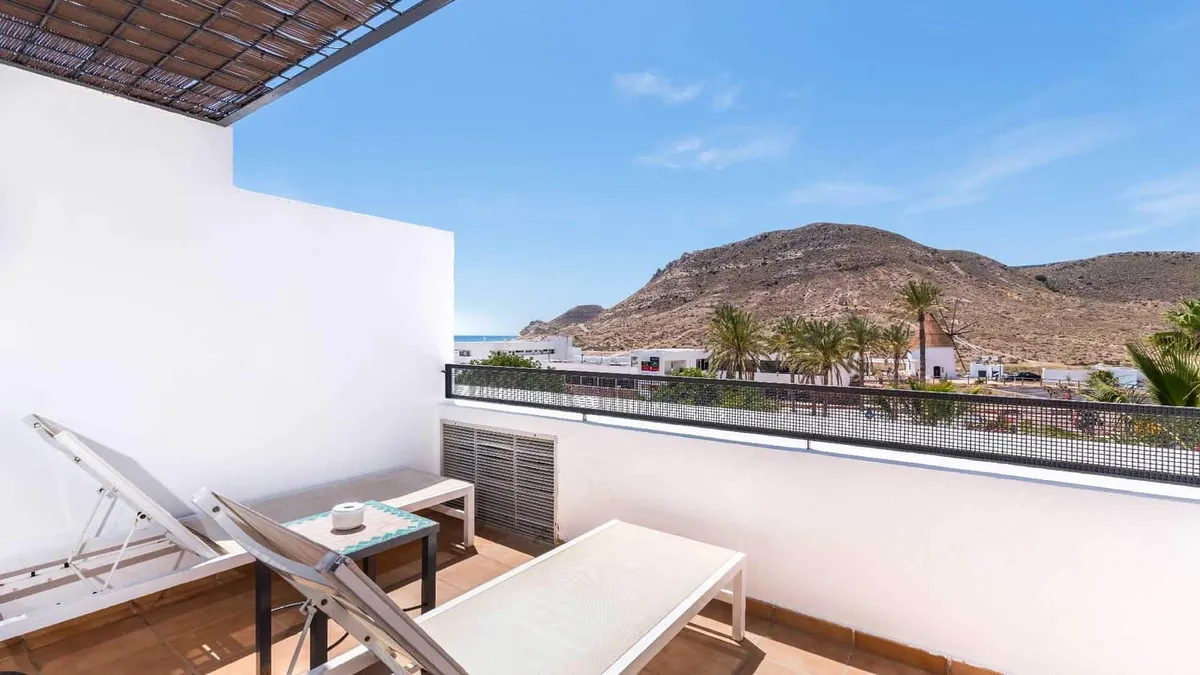 Terraza de la habitación doble