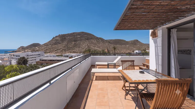 Doble Superior con Jacuzzi - terraza frontal