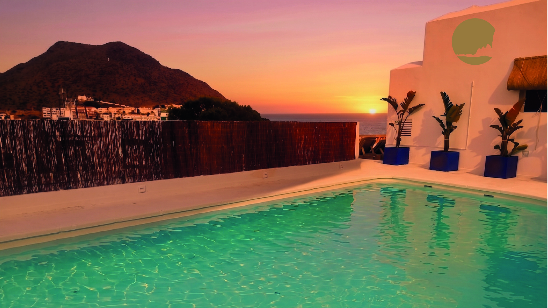Terraza con vistas al Cabo de Gata