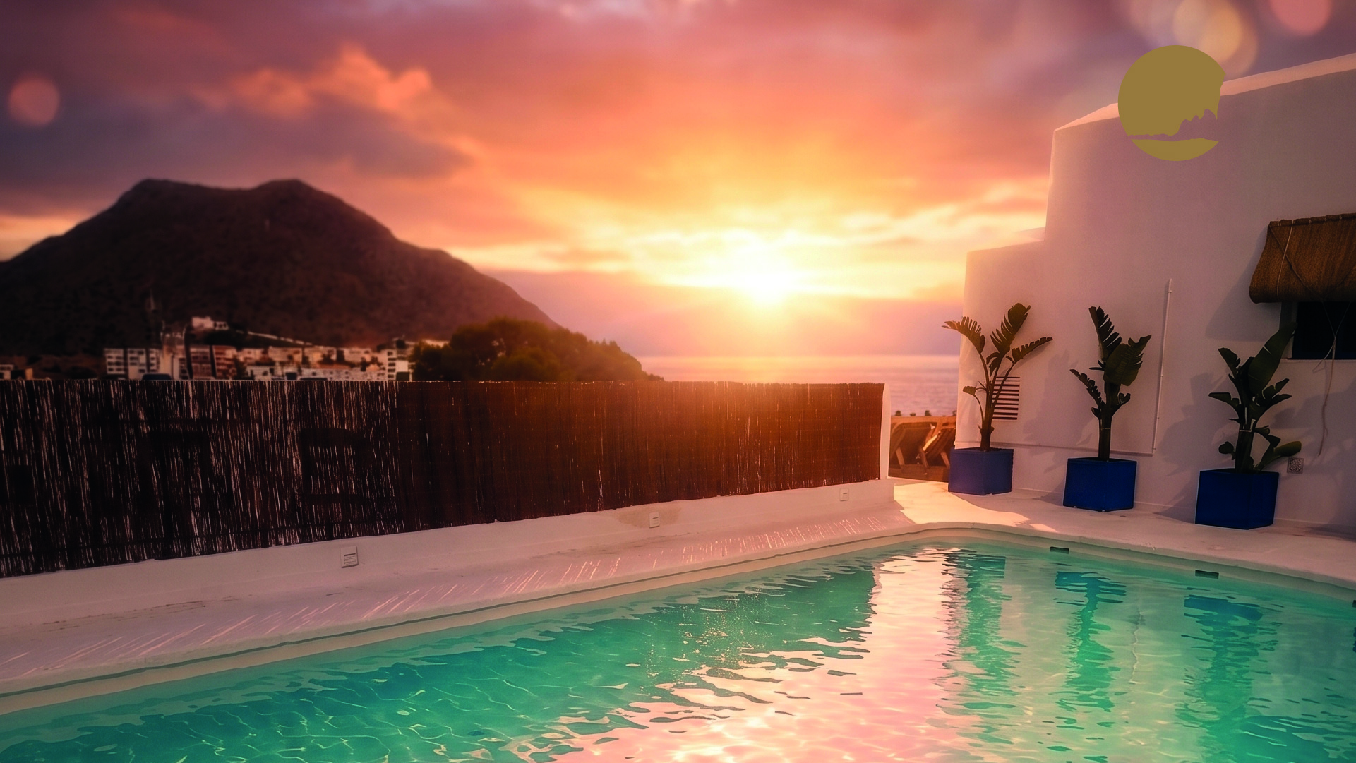 Zona de piscina exclusiva del hotel